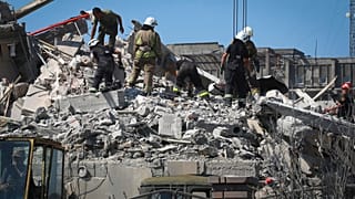 Debris at damaged residential building in the town of Serhiivka, located about 50 kilometers southwest of Odesa, Ukraine, July 1, 2022. 