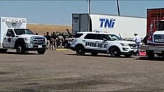 Lugar del trágico accidente en el estado de Texas