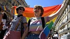 Photo d'illusatration au sein de la Marche des Fiertés de Marseille, France, le 2 juillet 2022