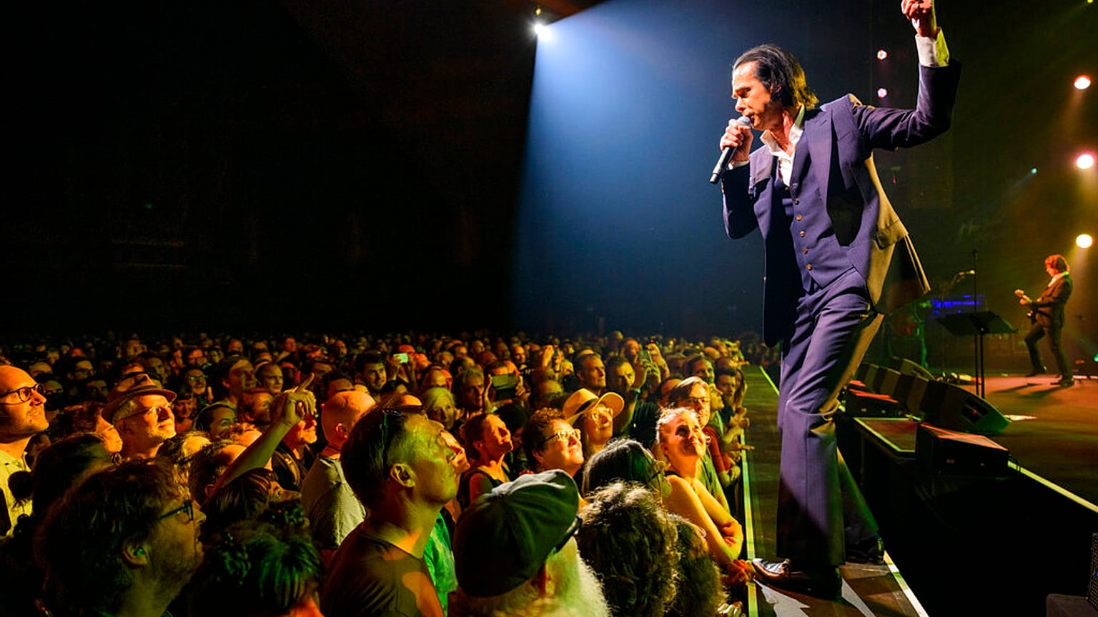 Nick Cave no Auditório Stravinski, em Montreux