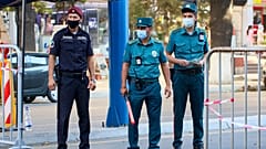 Полиция Узбекистана на дежурстве в Ташкенте