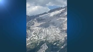 El glaciar de la Marmolada