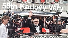 Der Präsident des Karlovy Vary International Film Festival (KVIFF) Jiri Bartoska vor der Eröffnungszeremonie am 1. Juli 2022