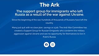 Webseite "The Ark" für Russen , die ins Ausland wollen