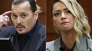 Aktör Johnny Depp ve aktris Amber Heard