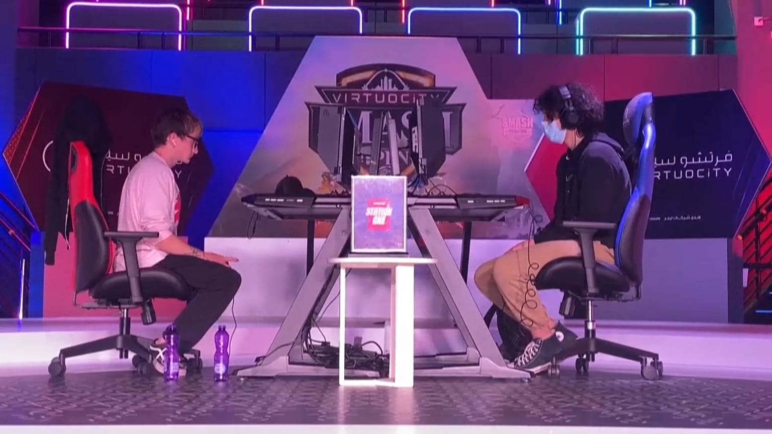 Jugadores de videojuegos en Qatar 