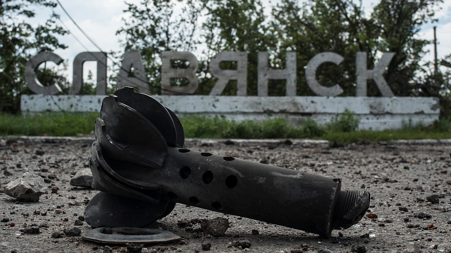 Бои за Славянск. Архивное фото