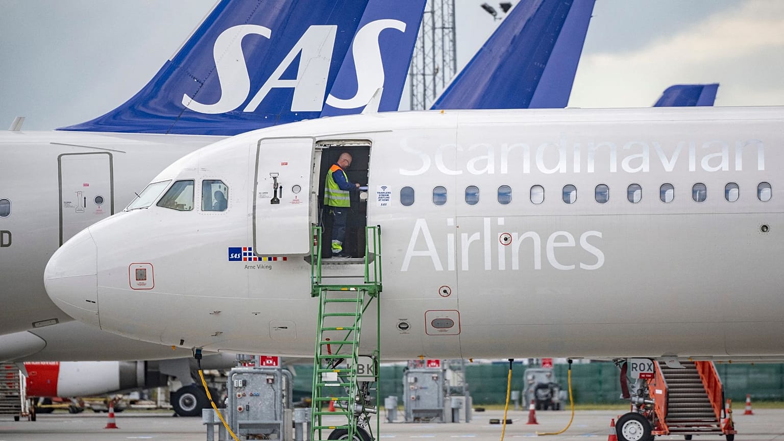 SAS airline files for bankruptcy.