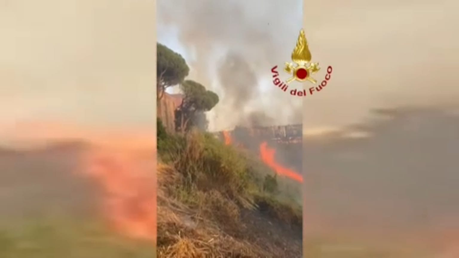 Fuoco a Roma. (4.7.2022)