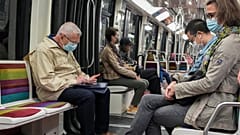 Fransa'nın başkenti Paris'te metro