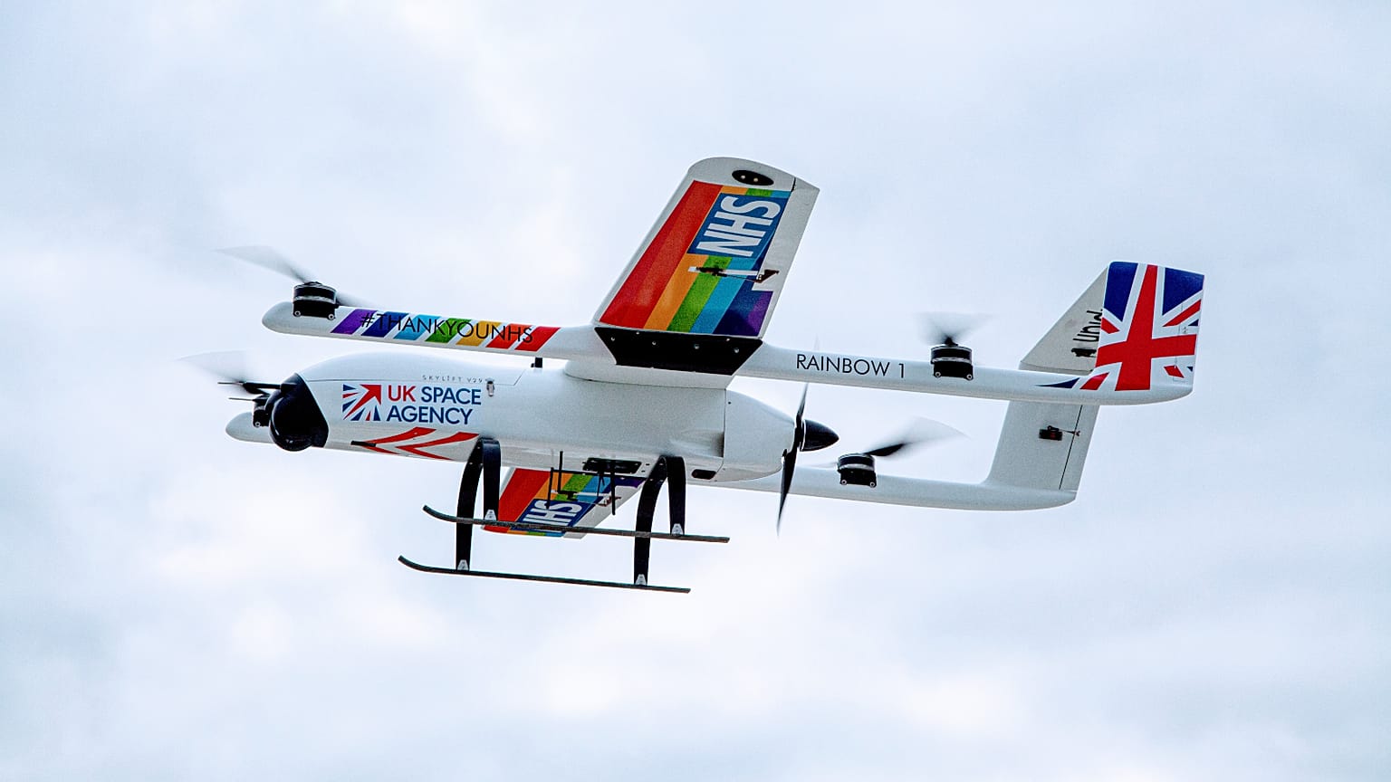 The NHS hopes drones will enable doctors to fly drugs and medical equipment from anywhere in the country.