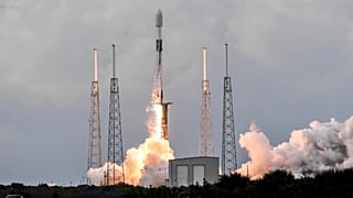 A SpaceX Falcon 9 rocket lifts off from Cape Canaveral Space Force Station, Fla., Wednesday, June 29, 2022. 