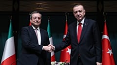 İtalya Başbakanı Draghi ile Cumhurbaşkanı Erdoğan ortak basın açıklaması yaptı