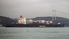 Rusya'nın Novorossiysk limanından kalkan Oakland kuru yük gemisi Boğazlar'dan geçiyor (1 Mart 2022)