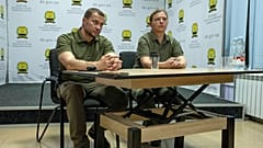 Глава Донецкой области Павел Кириленко и министр по делам ветеранов Юлия Лапутина в Краматорске, 5 июля 2022 г.