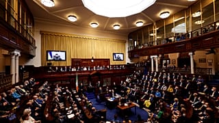 Президент Украины обращается к ирландским депутатам 