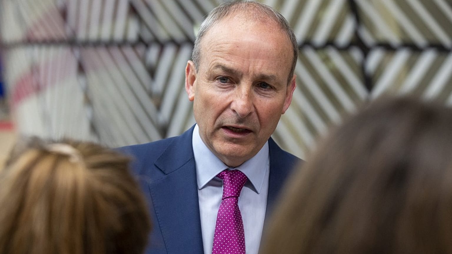 Primeiro-ministro irlandês Micheál Martin (arquivo)