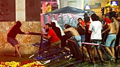 Σοβαρά επιεσόδια έξω από το Κοινοβούλιο στα Σκόπια