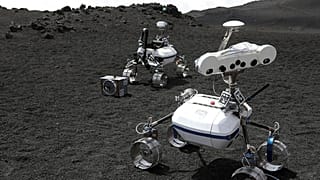 Robot sull'Etna