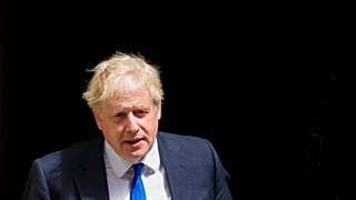 British Prime Minister Boris Johnson outside 10 Downing Street