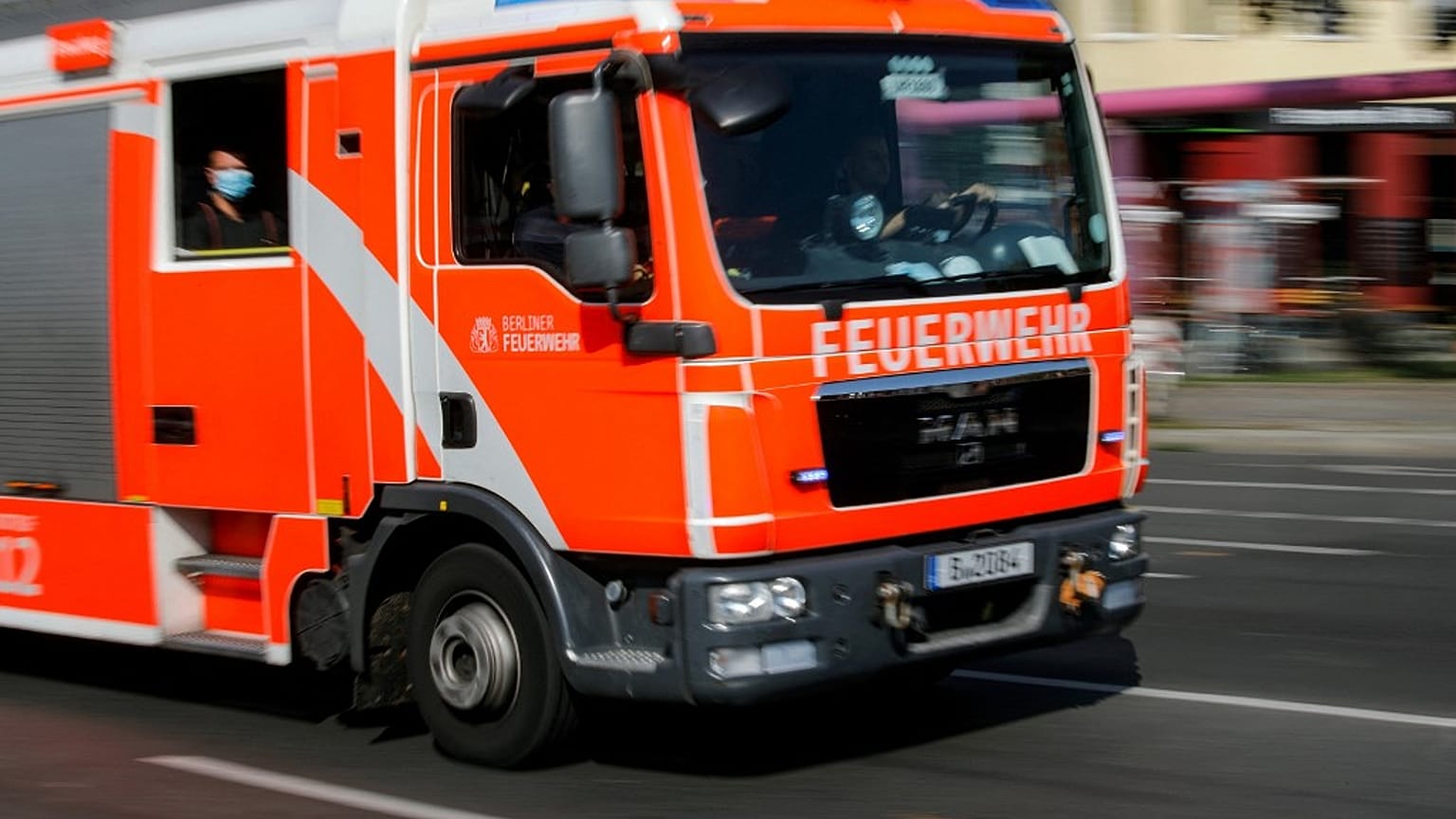Feuerwehrauto in Berlin - Symbolbild