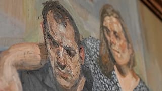 Lucian Freud festménye saját családjáról.