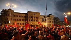 Manifestações Macedónia do Norte