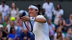 La gioia di Ons Jabeur. (Wimbledon, Londra. 5.7.2022)
