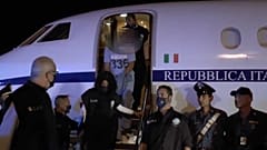 Morabito a su llegada a Italia