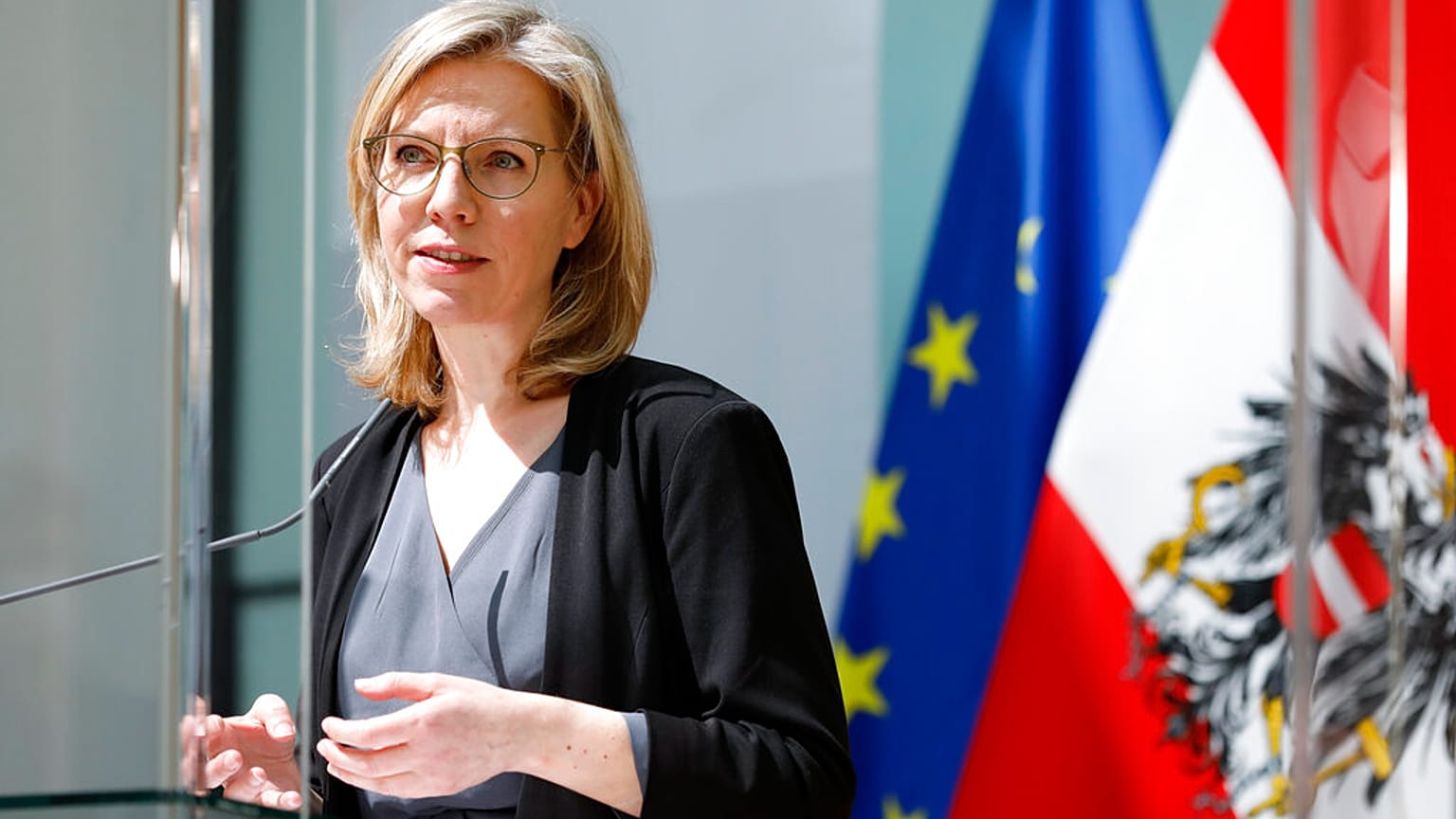 Leonore Gewessler osztrák klímavédelmi miniszter