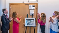 Από τα εγκαίνια της αίθουσας «Ανδρέας Παπανδρέου»