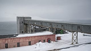 A coal mine operated by a Russian state company is located in Barentsburg on the Svalbard Archipelago.