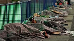 Des sans-abri à Sao Paulo, au Brésil, 20 mai 2022