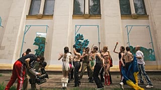 On set for activist film 'Pride is not available in your region'