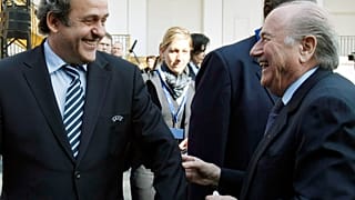 Michel Platini e Joseph Blatter
