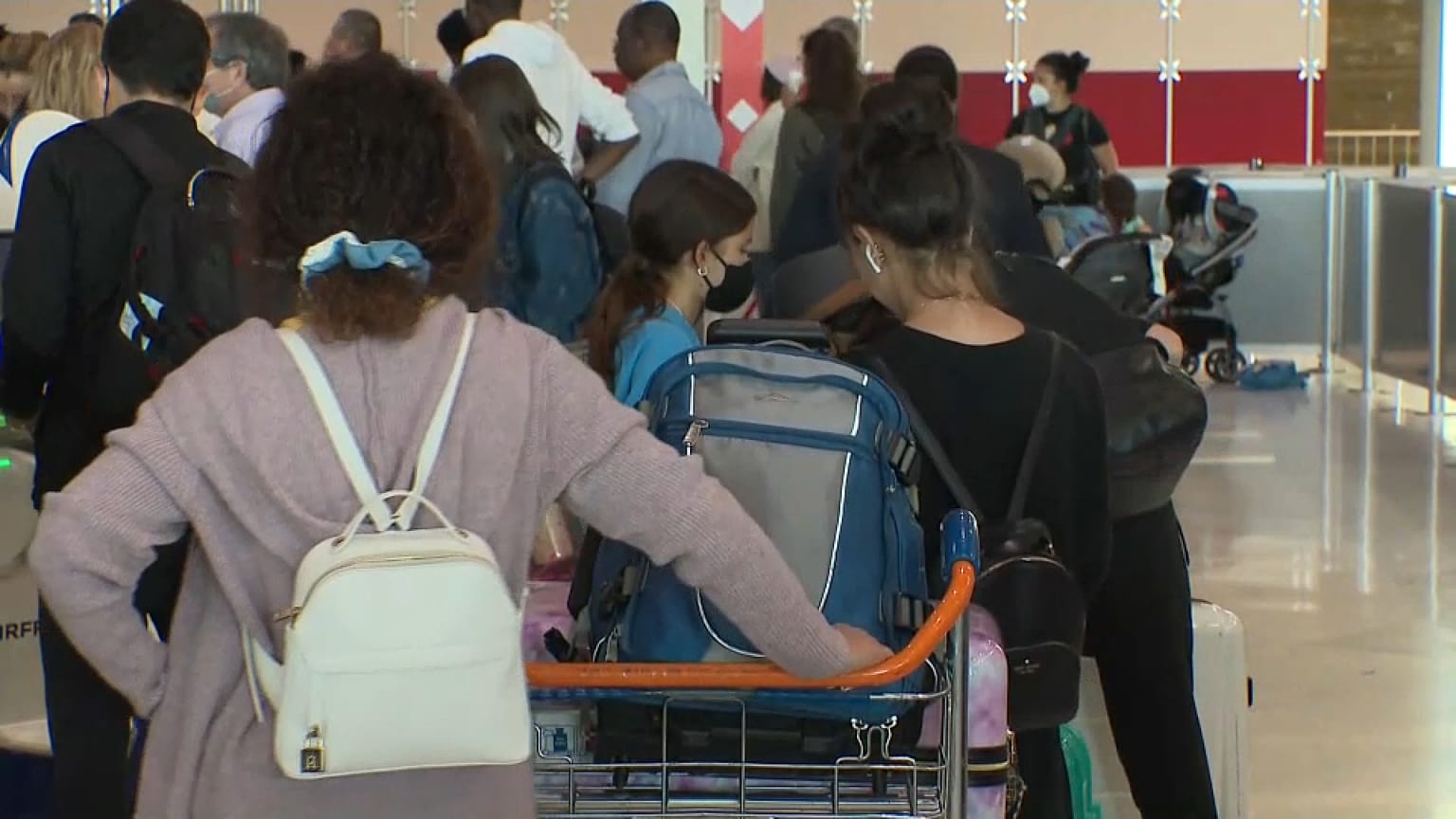Filas de espera nos aeroportos 