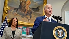 US-Vizepräsidentin Kamala Harris und US-Präsident Joe Biden