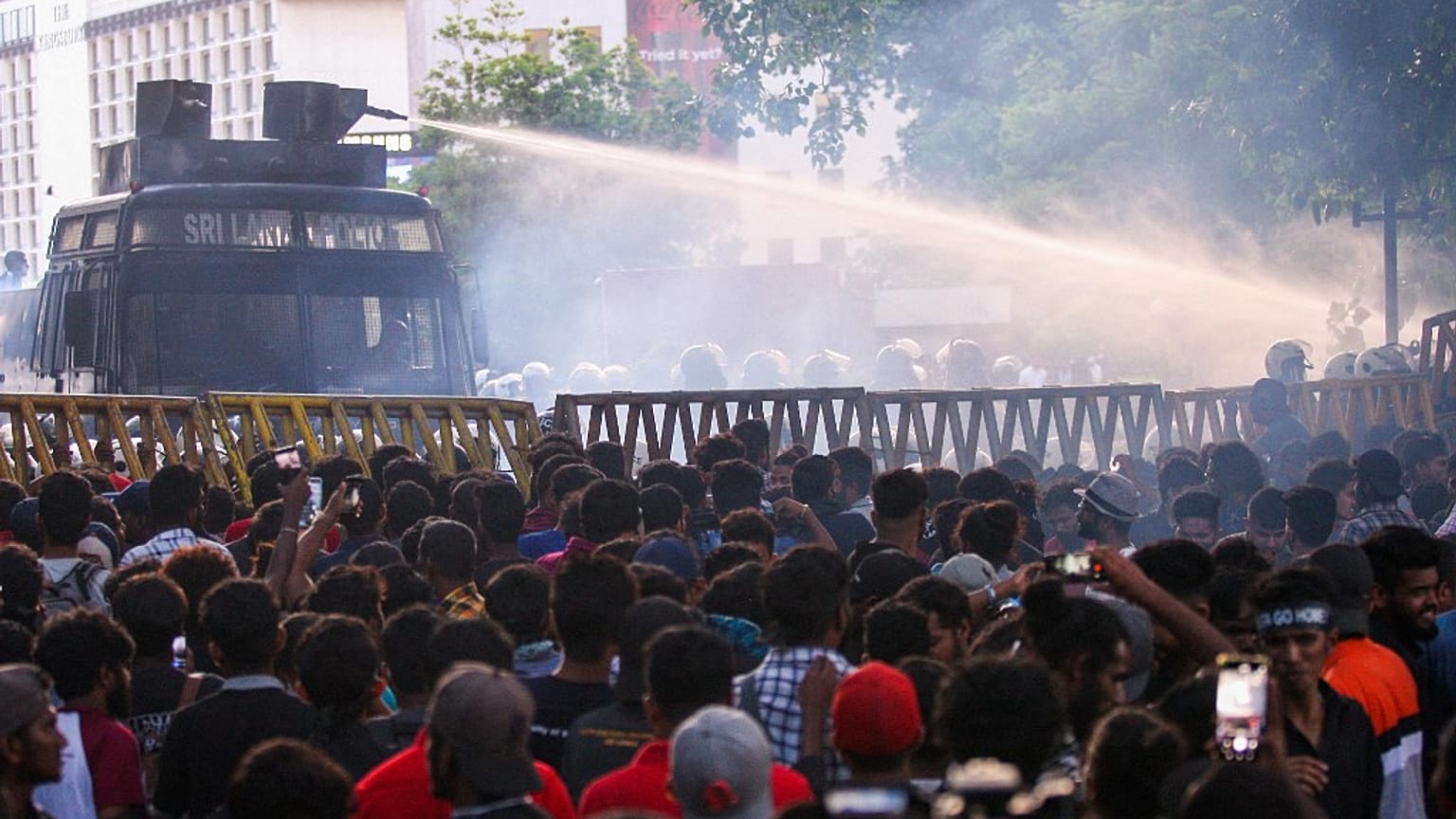 Manifestazioni in Sri Lanka
