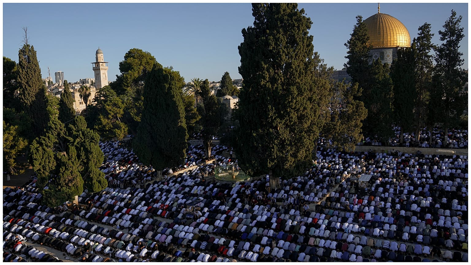 صلاة العيد في المسجد الأقصى