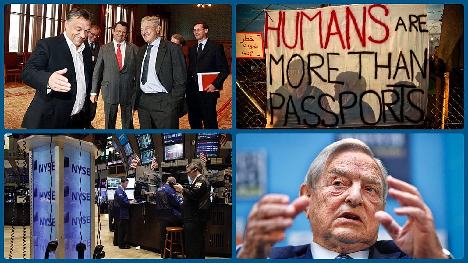 Orbán Viktor és Soros György, menekültválság, Wall Street