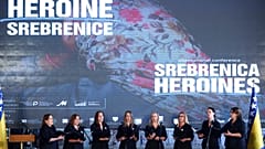 Выступление хора на международная конференции "Героини Сребреницы", Поточари, 10 июля 2022 г. 
