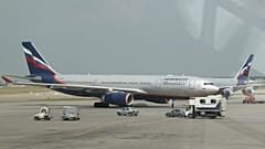 Самолёт российских авиалиний, Москва, июль 2022 г.