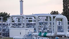 Приемный терминал газопровода "Северный поток — 1" в Любмине, Германия. 11 июля 2022