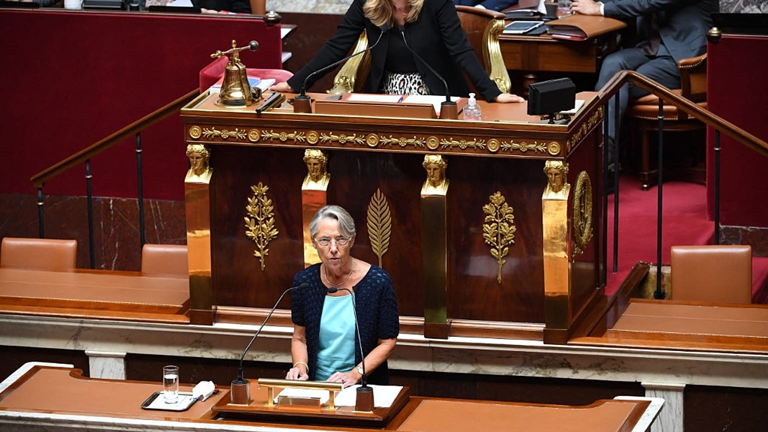 La Première ministre française Elisabeth Borne à l'Assemblée nationale (11/07/2022)