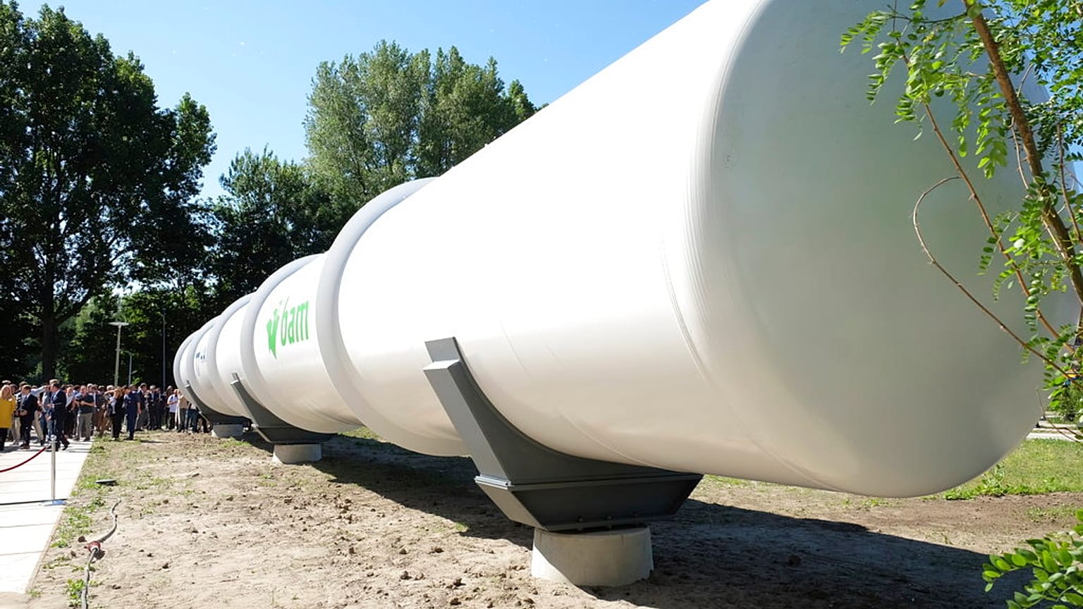 Ein Bestandteil des Hyperloop Projekts in Delft (Archivfoto)