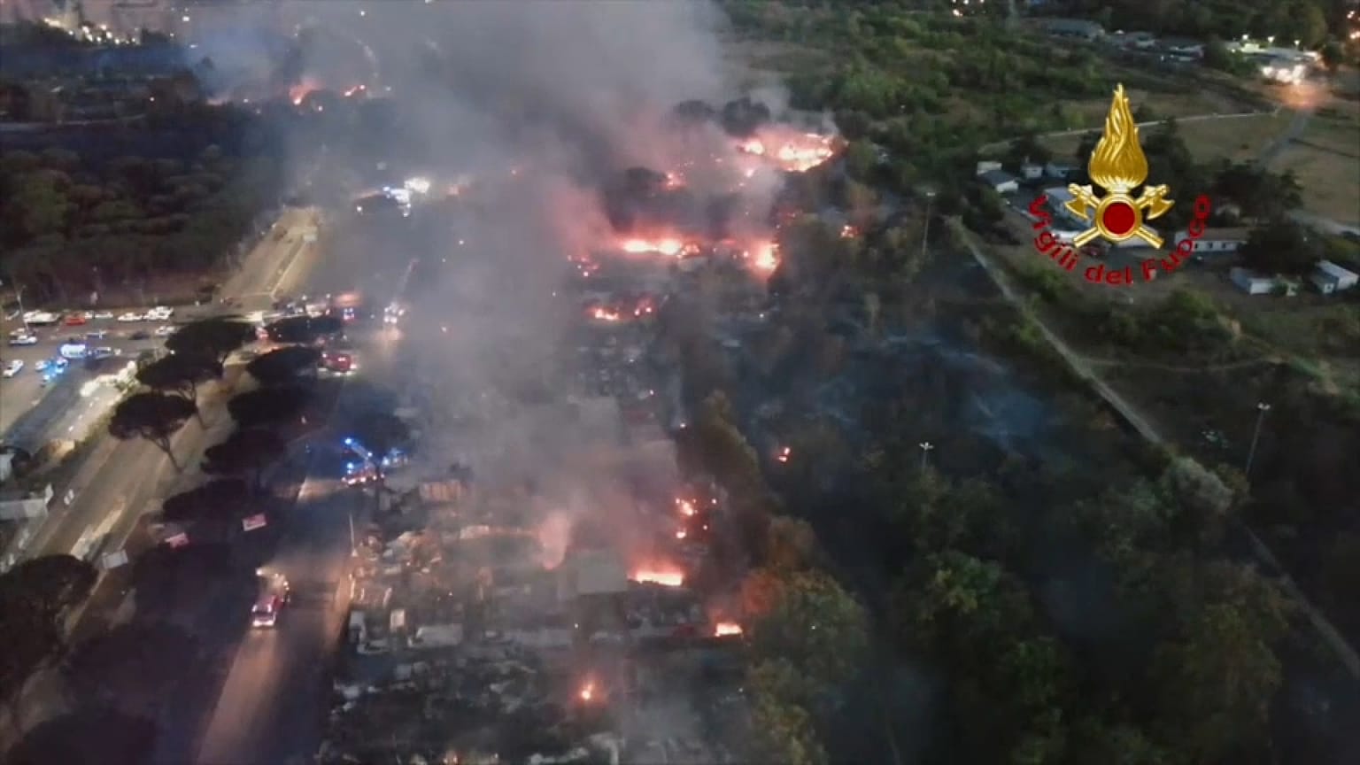 Quello di Centocelle è il quarto incendio a Roma in meno di un mese