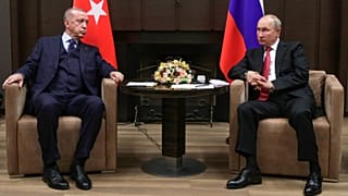 صورة أرشيفية للقاء سابق بين إردوغان وبوتين