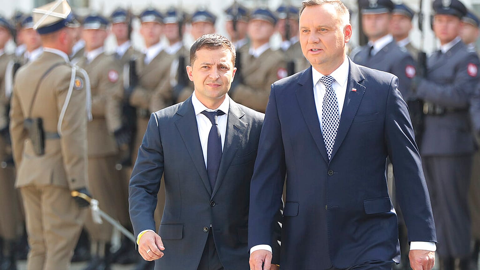 Zelenszkij és Duda találkozója 2019-ben (illusztráció)