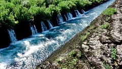 A Buna folyó a boszniai Blagaj környékén