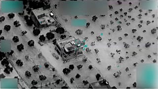 صورة أرشيفية لضربة أميركية سابقة على أهداف لتنظيم الدولة في سوريا